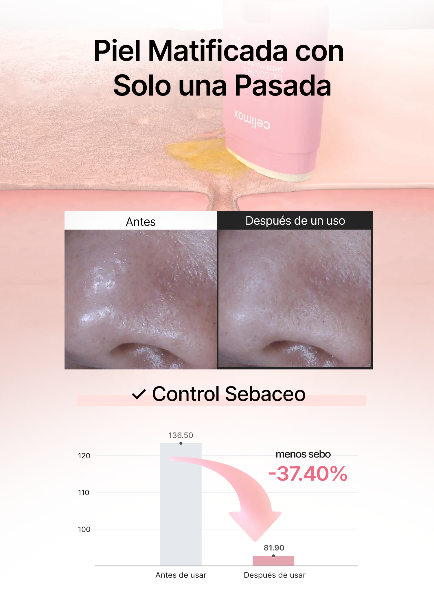 Oil Control Mattifying Sun Stick