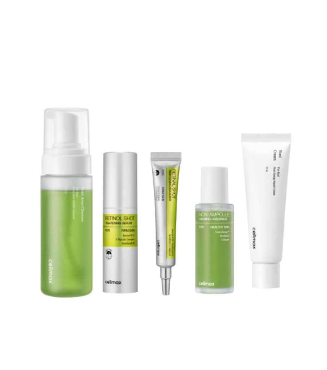 CELIMAX Retinol & Noni Advanced Renewal Kit - Rutina de Rejuvenecimiento Intensivo con Retinal + Retinol + Noni + Péptidos