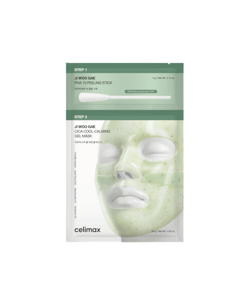 Ji Woo Gae Cica PHA Peel 2-Step Gel Mask