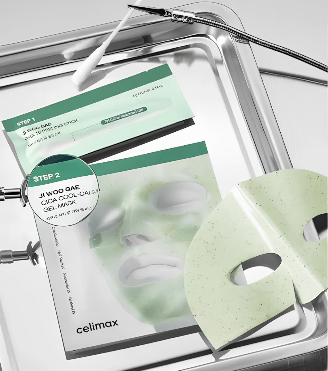Ji Woo Gae Cica PHA Peel 2-Step Gel Mask